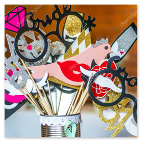 Gedruckte Fotostreifen aus dem Thermodrucker